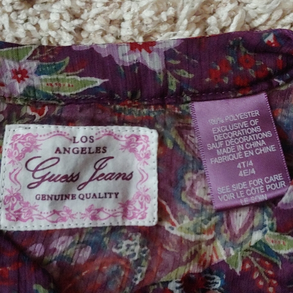 Guess Jeans Floral Blouse - Picture 2 of 5